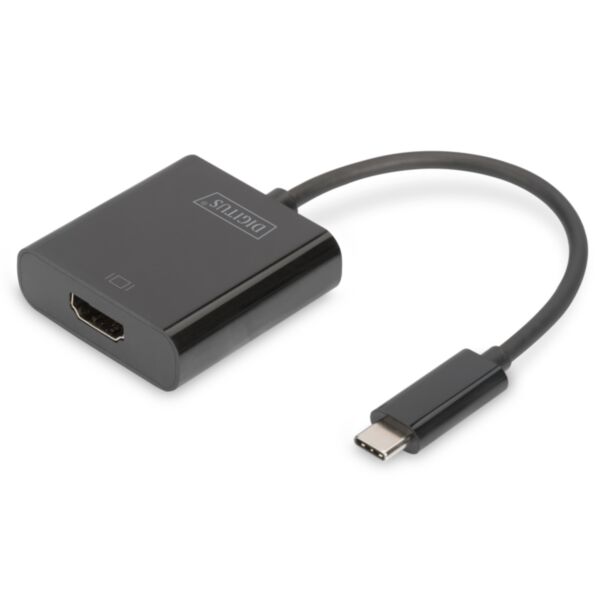 Digitus Adattatore grafico USB-C 3.2 Gen 1 a HDMI 1x HDMI, 4K/60Hz, Black