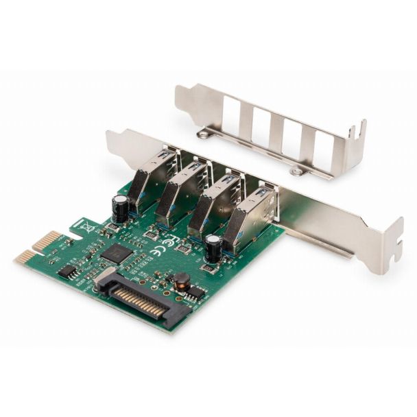 Digitus scheda 4 Porte USB 3.0 PCI Express