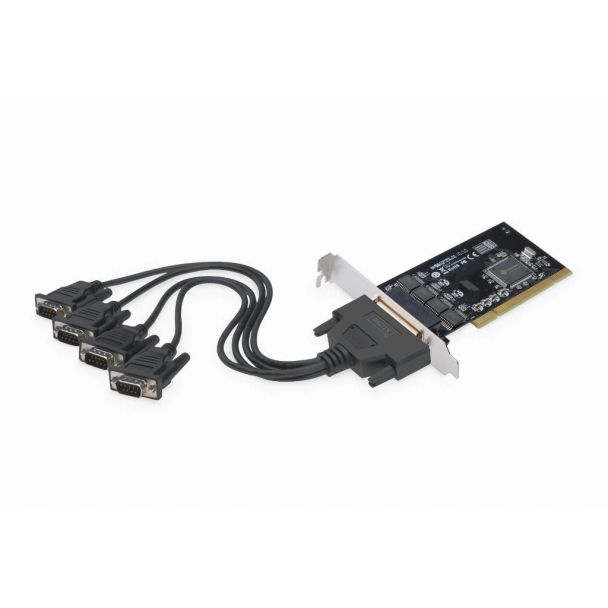 Digitus Scheda di interfaccia seriale 4 porte, PCI