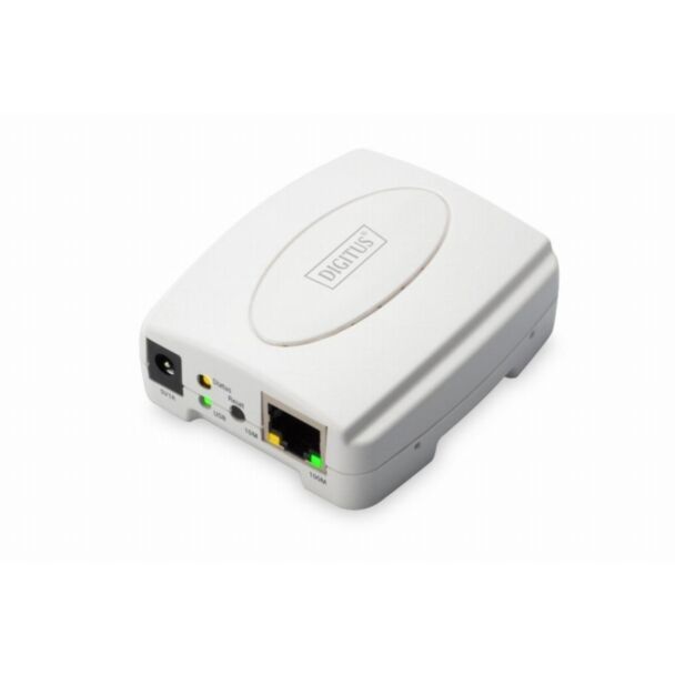 Digitus Server di stampa Fast Ethernet, USB 2.0