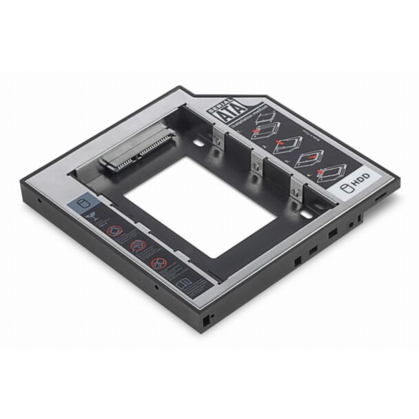 Digitus Caddy per notebook 2nd SSD/HDD SATA per 2,5" SATA I-III SSD/HDD, 12,7mm
