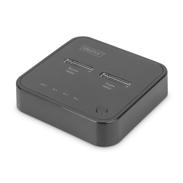 Digitus Docking station doppia SSD M.2 NVMe SSD con funzione di clonazione offline, USB-CTM