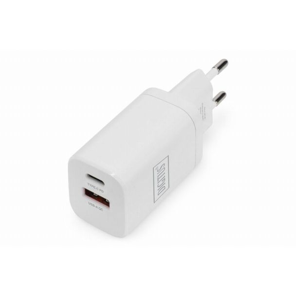 Digitus USB Charger 1x USB-A / 1x USB-C, 30W