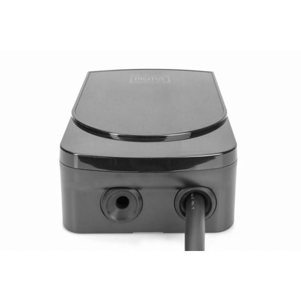 Digitus Wallbox per veicoli elettrici e PHEV - 5 m - Tipo 2 - Trifase - 16 A - 11 kW - Nero