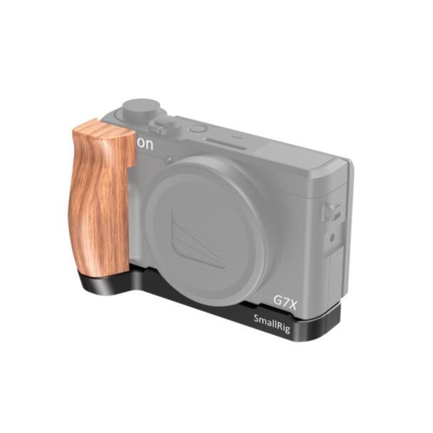 SmallRig L-Shaped Wooden Grip for Canon G7X Mark III