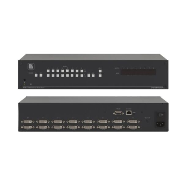 Kramer VS-88HDCPXL – 8x8 DVI/HDMI matrix switcher, HDCP