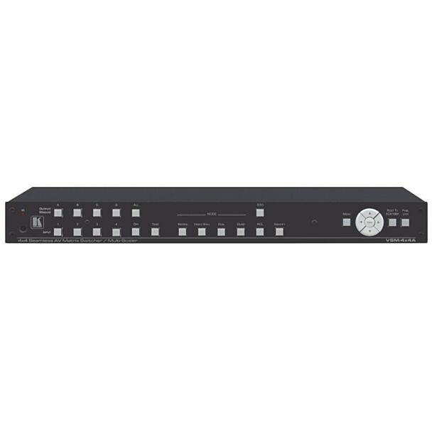 Kramer VSM-4X4A – 4x4 seamless multi-scaler matrix with video wall and multiviewer