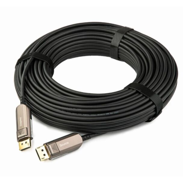 Kramer CLS-AOCDP/UF-295 – Ultra High Speed DisplayPort active optical cable, LSHF, 90 m