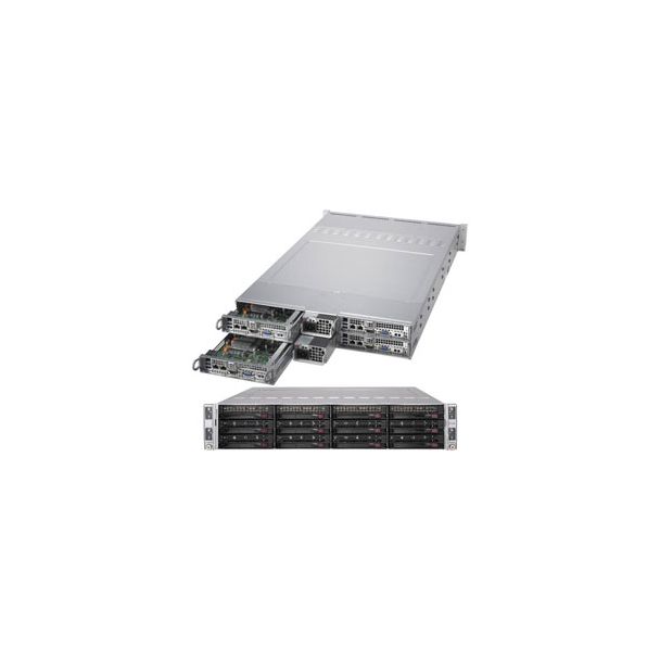 Supermicro SuperServer 6029TR-HTR IntelĀ® C621 LGA 3647 (Socket P) Armadio (2U) Nero