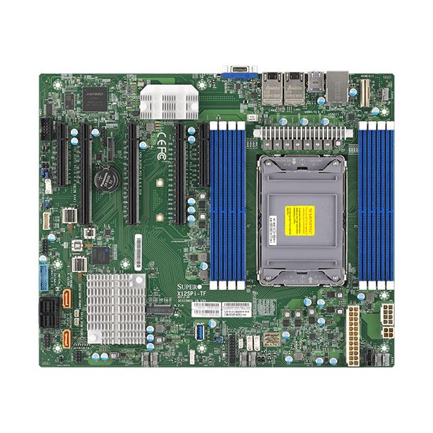 Supermicro SSG-520P-ACTR12H server barebone Intel C621A LGA 4189 Rack (2U) Black