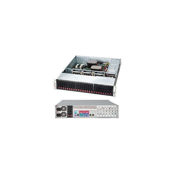 Supermicro CSE-216BE1C-R920LPB sistema barebone per server Armadio (2U) Argento