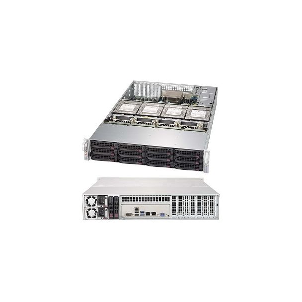 Supermicro SuperChassis 829HE1C4-R1K02LPB Supporto Nero 1000 W