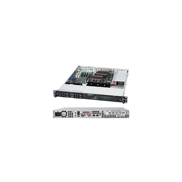 Supermicro SuperChassis 111TQ-600CB Supporto Nero 600 W