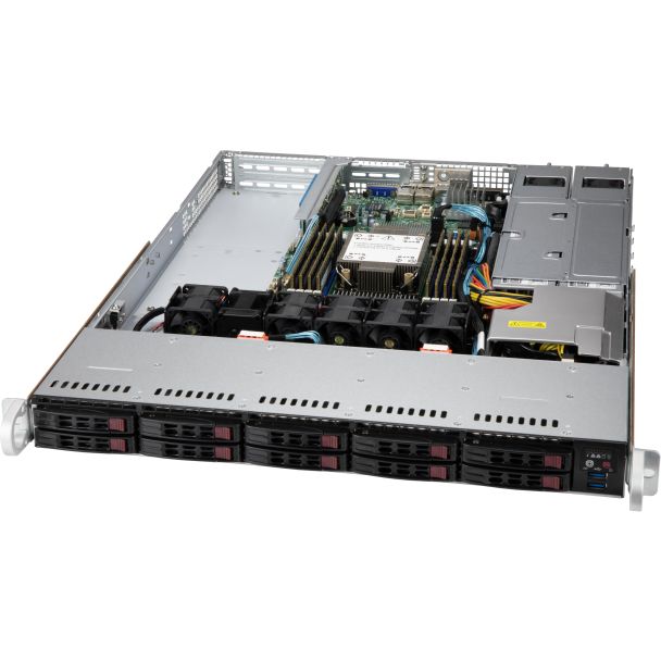 Supermicro SuperChassis 116AC10-R706WB3 Rack Black 750 W