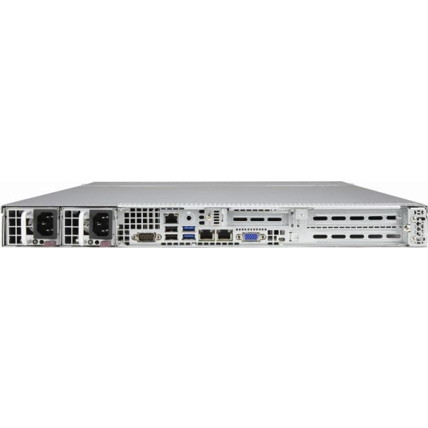 Supermicro CSE-815TQC4-R504WB3 server barebone Rack (1U) Black