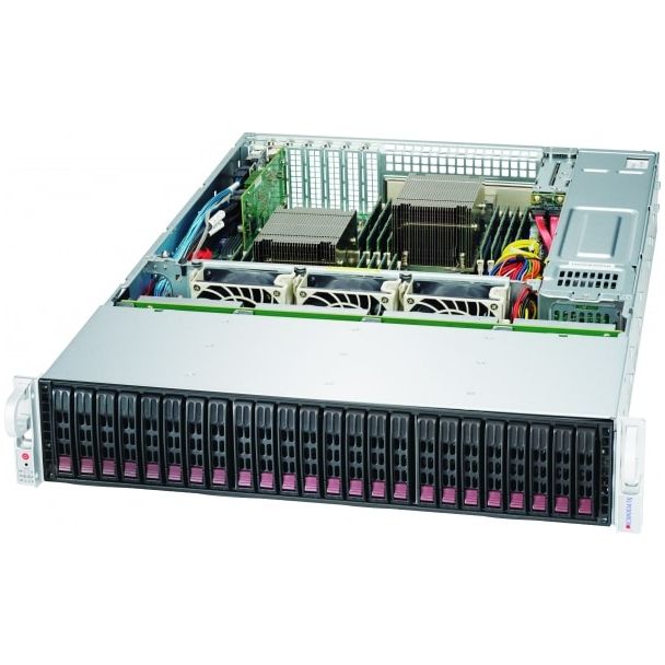 Supermicro SuperChassis 216BAC4-R1K23LPB Supporto Nero 1200 W