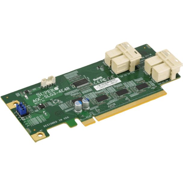 Supermicro AOC-SLG3-4E4R interface cards/adapter Internal SAS