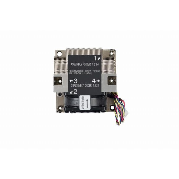 Supermicro SNK-P0068AP4 sistema di raffreddamento per computer Processore Raffreddatore d'aria 6 cm Nero, Nichel