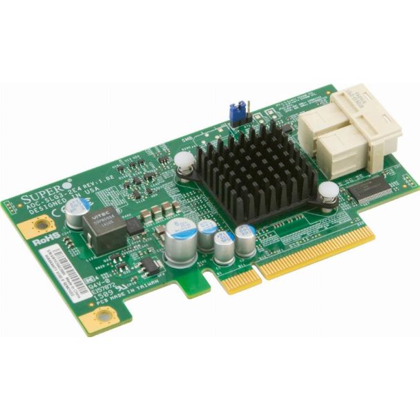 Supermicro AOC-SLG3-4E2P interface cards/adapter Internal SAS