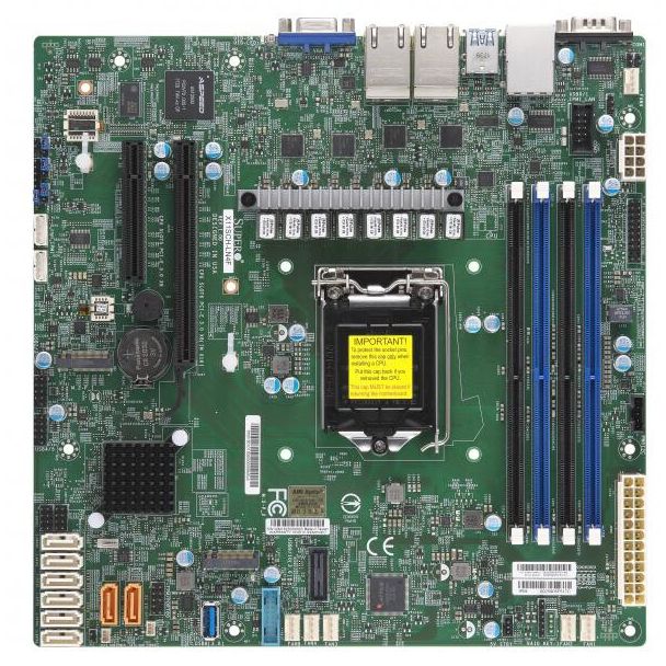 Supermicro X11SCH-LN4F Intel C246 LGA 1151 (Socket H4) micro ATX