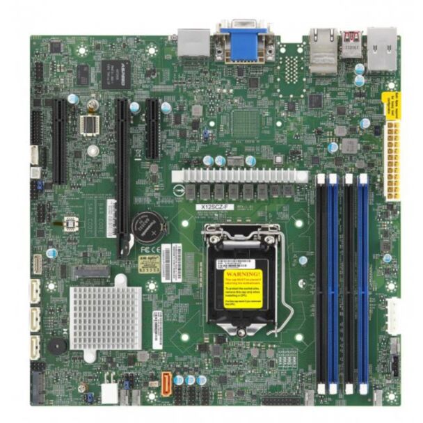 Supermicro MBD-X12SCZ-F Intel W480 LGA 1200 (Socket H5) micro ATX