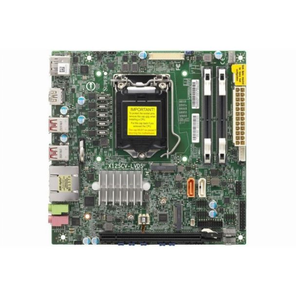 Supermicro MBD-X12SCV-LVDS-B motherboard Intel W480 Express LGA 1200 (Socket H5) mini ITX