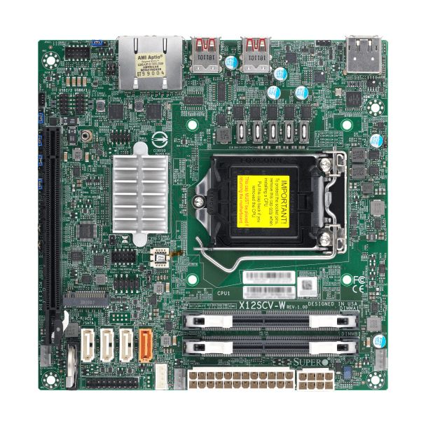 Supermicro MBD-X12SCV-W-B motherboard Intel W480 Express LGA 1200 (Socket H5) mini ITX