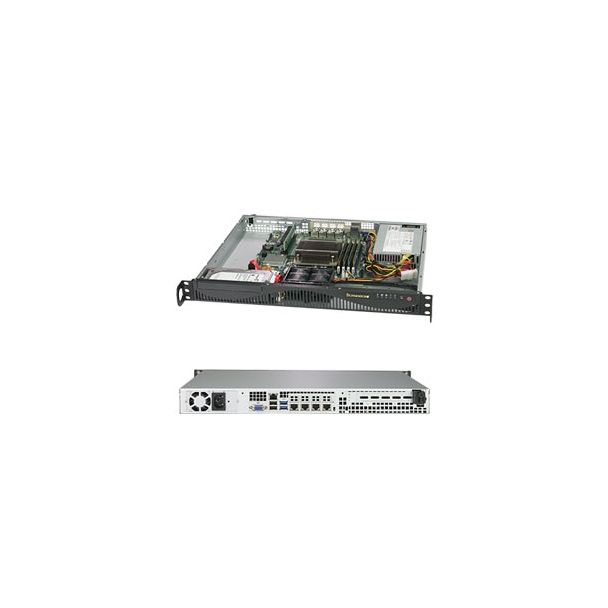 Supermicro SuperServer 5019C-M4L Intel C242 LGA 1151 (Socket H4) Rack (1U) Nero