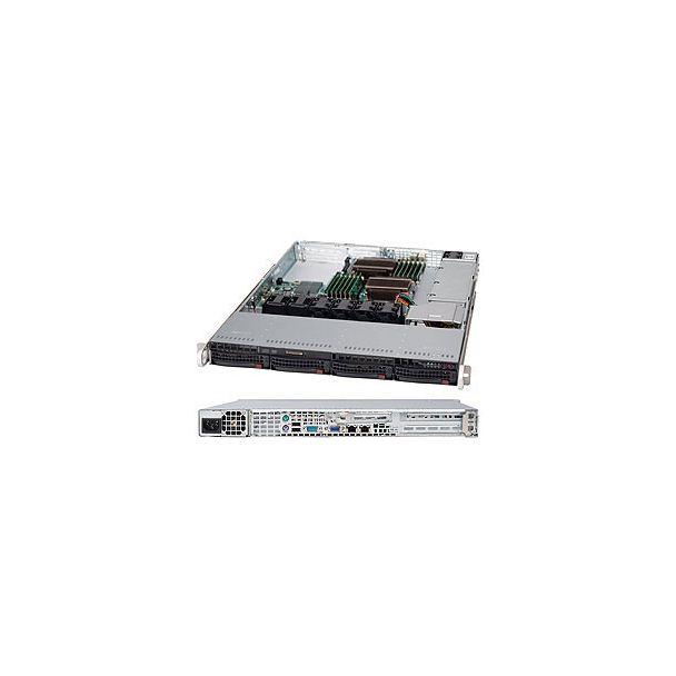 Supermicro SuperChassis 815TQ-600WB Supporto Nero 600 W