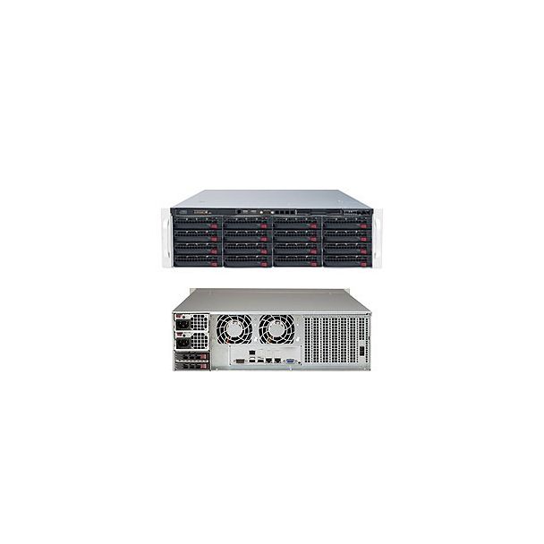 Supermicro 6038R-E1CR16L IntelĀ® C612 LGA 2011 (Socket R) Armadio (3U) Nero
