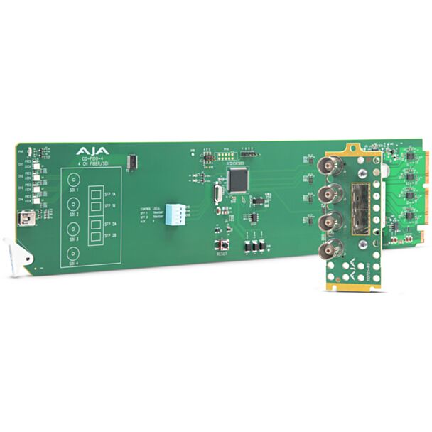 AJA openGear OG-FiDO 4-channel 12G-SDI single-mode fiber transmitter