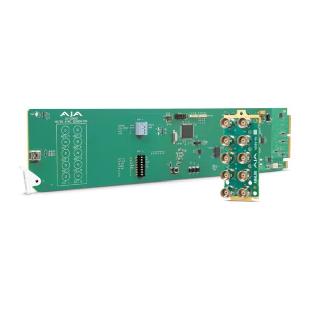 AJA OG-GEN10 HD/SD Sync Generator, Simultaneous Blackburst & Tri-level, Outputs Assignable