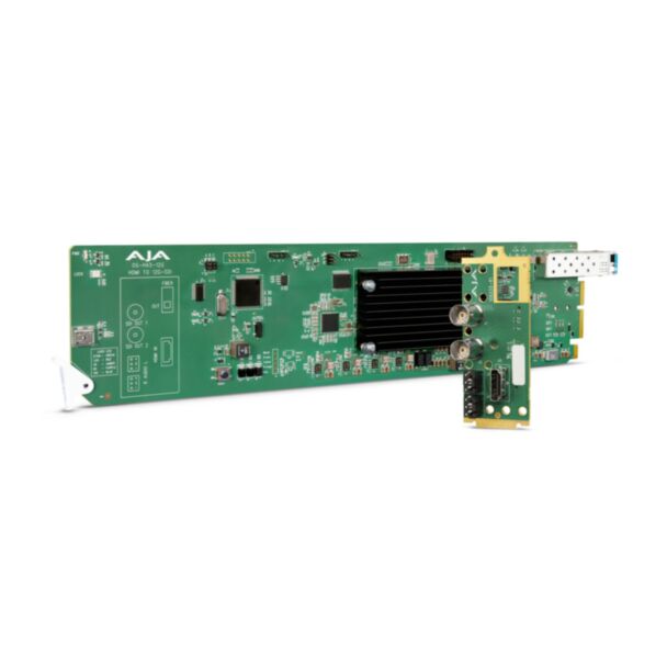 Aja Video Systems OG-HA5-12G-T openGear HDMI 2.0 to 12G-SDI Conversion, with LC Fiber Transmitter