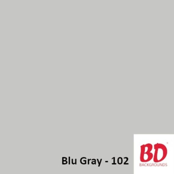 BD Background paper backdrop 1.36 x 11 m Blu Gray 102