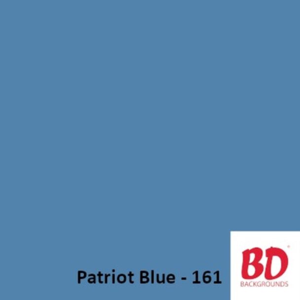 BD Background paper backdrop 1.36 x 11 m Patriot Blue 161