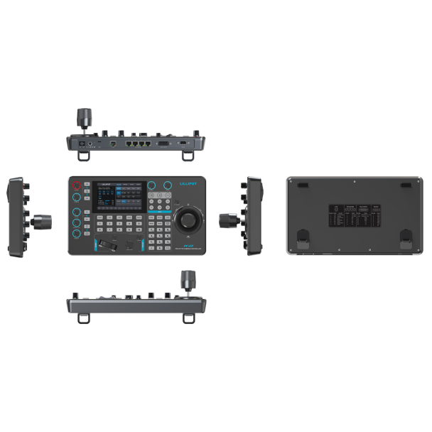 Lilliput K2N – Portable joystick controller with 5" Screen, NDI, ONVIF, VISCA/IP, Pelco-D/P, PoE