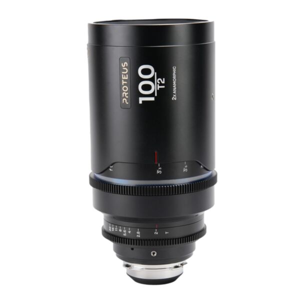 Laowa Proteus 2X 100mm T2 flare argento, scala metrica, anamorfico PL/EF