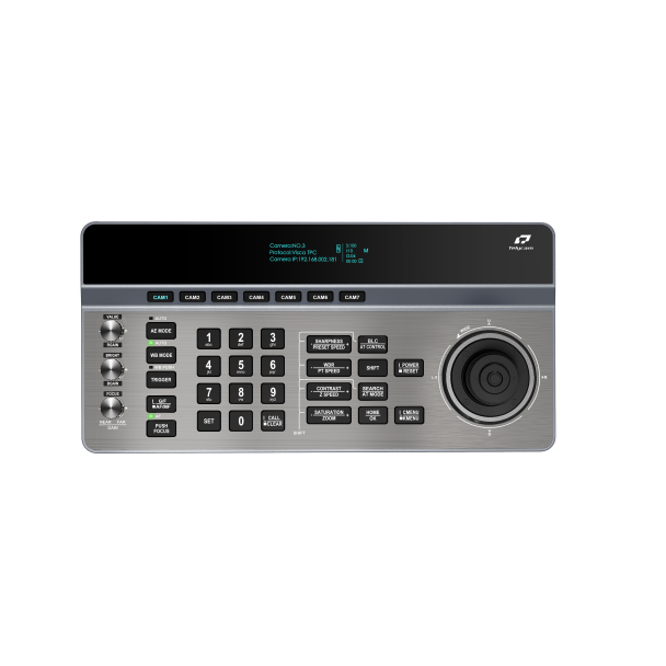 Telycam V Joy+ AT Black Remote Control Keyboard NDI/IP, TLC-50TC - Auto Tracking - Black