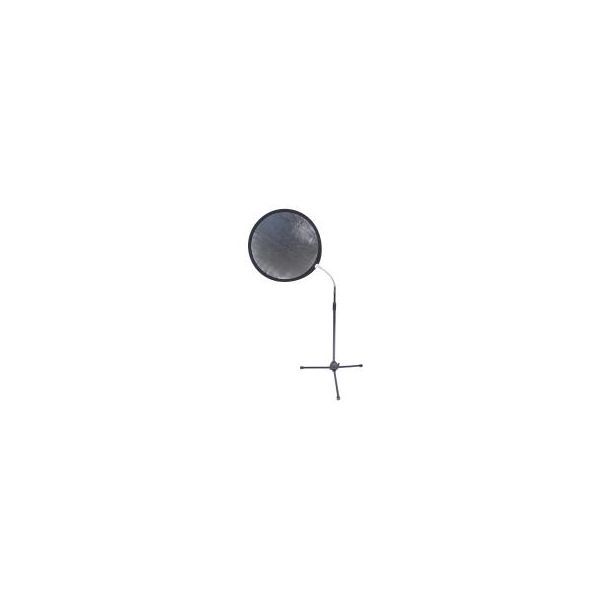 Aurora Set Lite Disc 80cm HL80 argento/bianco + stativo HSS2 + braccio flessibile HSG