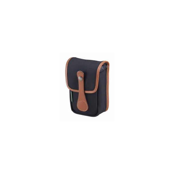 Billingham Pocket AVEA05 Black Canvas/Light Brown Leather Edges + Brass Trim