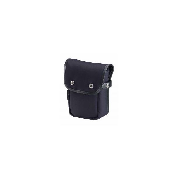 Billingham Delta FibreNyte Pocket Black/Black Leather Edges + Nickel Trim