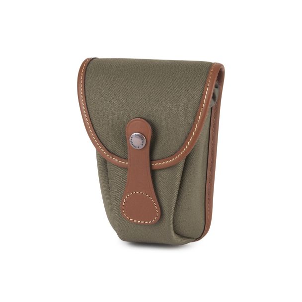 Billingham Pocket AVEA07 FibreNyte Sage Green/Light Brown Leather Edges + Brass Trim