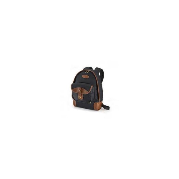Billingham Rucksack 35 Canvas Black/Leather Trim Light Brown