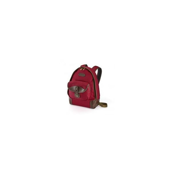 Billingham Rucksack 35 Canvas Burgundy/Leather Trim Chocolate