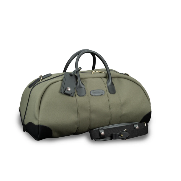 Billingham Weekender Bag FibreNyte Sage/Black Leather Edges
