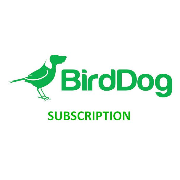 BirdDog Sottoscrizione extra di connessione per il livello Standard attiva per 365 giorni dopo l'attivazione.