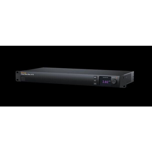 Blackmagic Design DWCLDF/CLDMAX24 dispositivo di archiviazione cloud personale 24 TB Collegamento ethernet LAN Nero, Argento