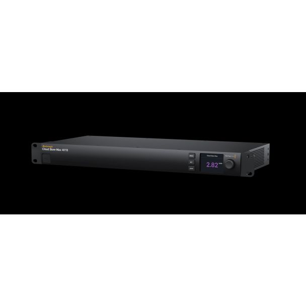 Blackmagic Design DWCLDF/CLDMAX48 dispositivo di archiviazione cloud personale 48 TB Collegamento ethernet LAN Nero, Argento