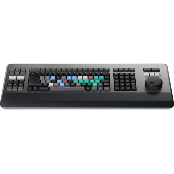 Blackmagic Design BMD-DV/RES/BBPNLMLEKB tastiera Ufficio QWERTY Nero, Grigio