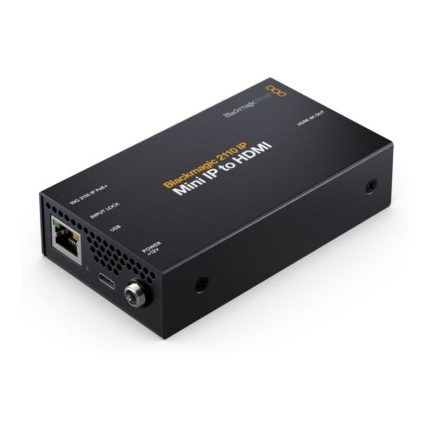 Blackmagic Design 2110 IP Mini IP to HDMI – Convertitore compatto da SMPTE 2110 a HDMI